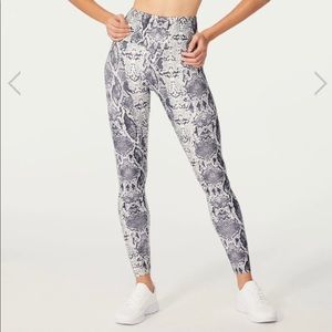 Snakeskin Yoga Pants